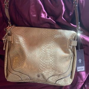 Gold J LO purse